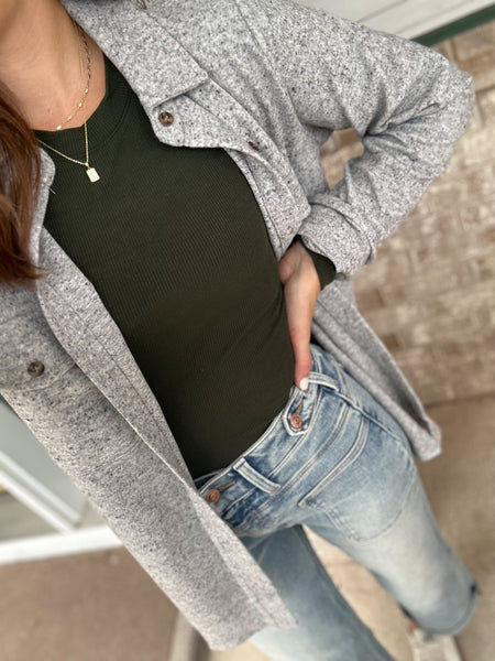Maple Buttery Soft Button Down [H. Gray]