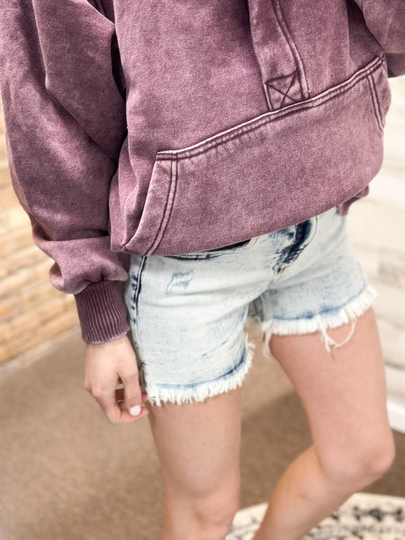 Comfort Hoodie [purple acid wash]