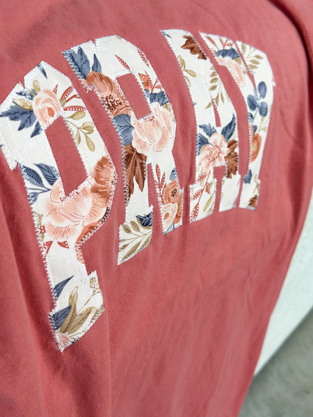 PRAY [floral] embroidered