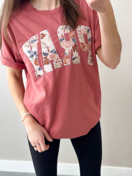 PRAY [floral] embroidered