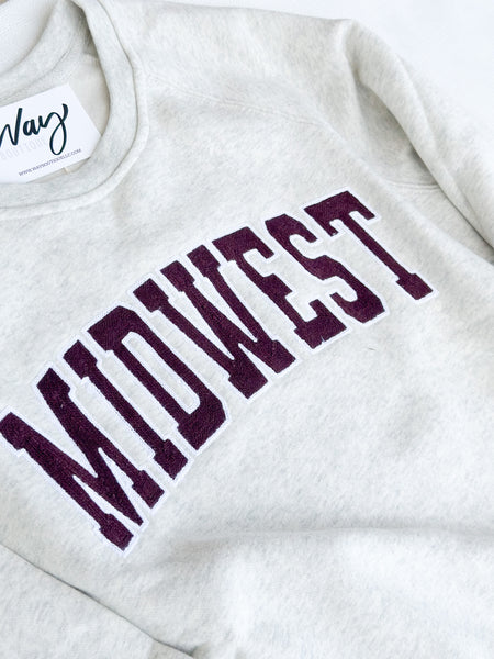 MIDWEST patch Crewneck