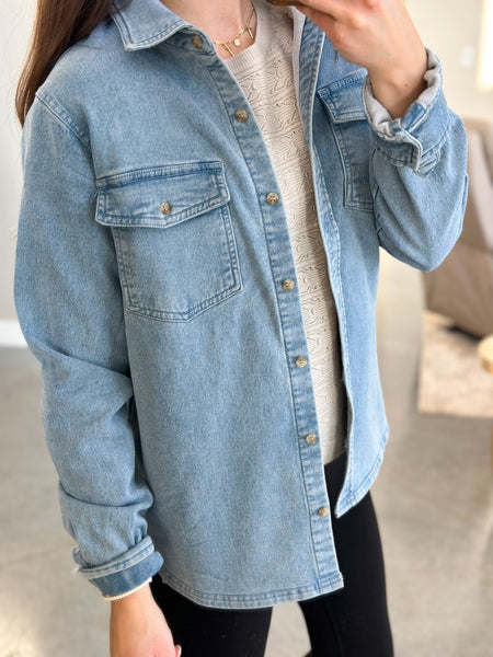 Denim Look Sweatshirt Feel