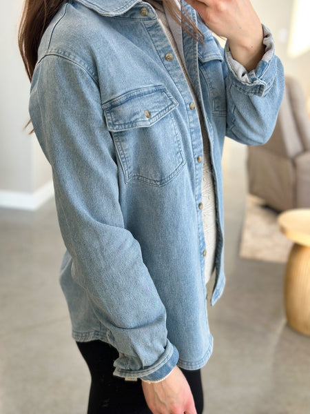Denim Look Sweatshirt Feel