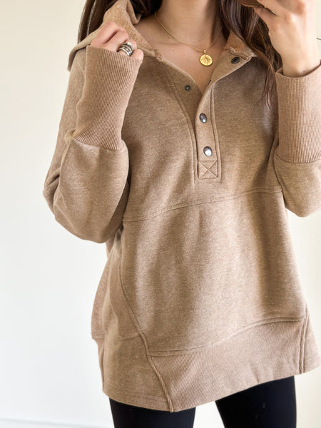 Grab & Go Hoodie [camel]