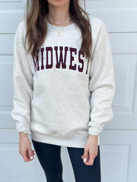 MIDWEST patch Crewneck