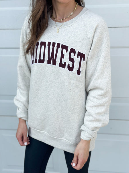 MIDWEST patch Crewneck