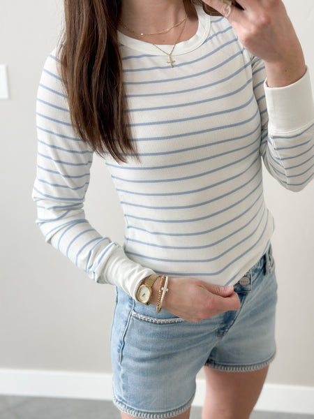 Breya Micro Ribbed Long Sleeve [4 colors]