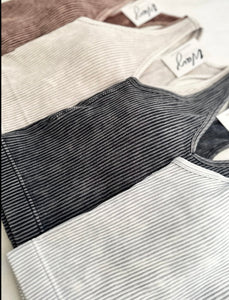 Long Layer Me Padded Crop Tanks