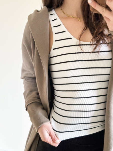 Sweatshirt Cardigan Duo