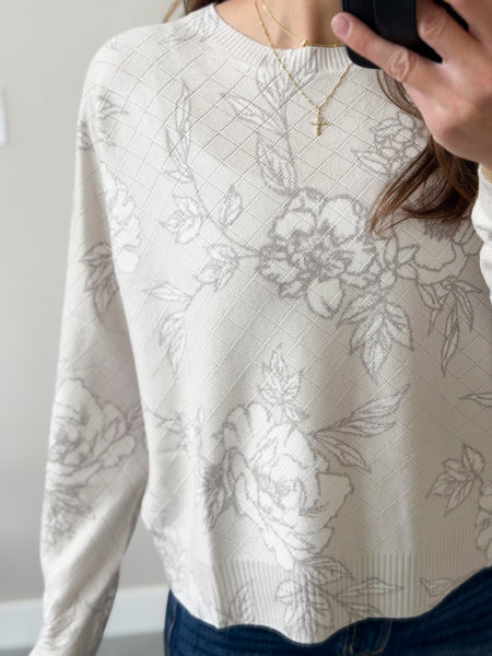 Piper Floral Knit