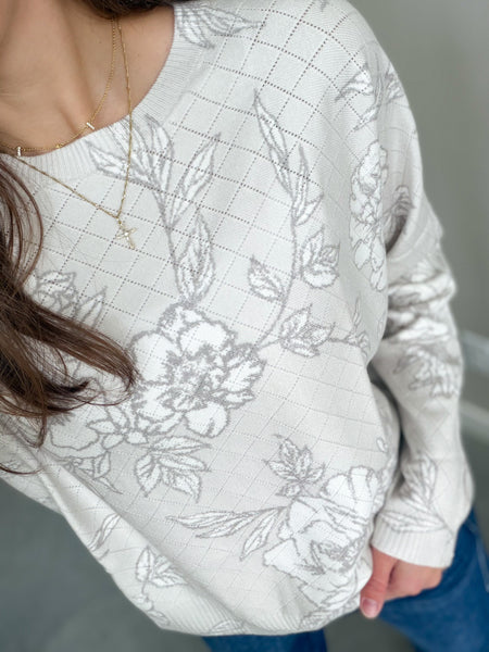 Piper Floral Knit