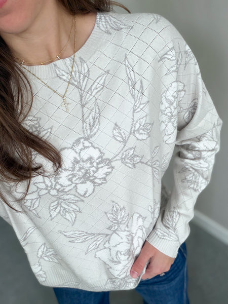 Piper Floral Knit