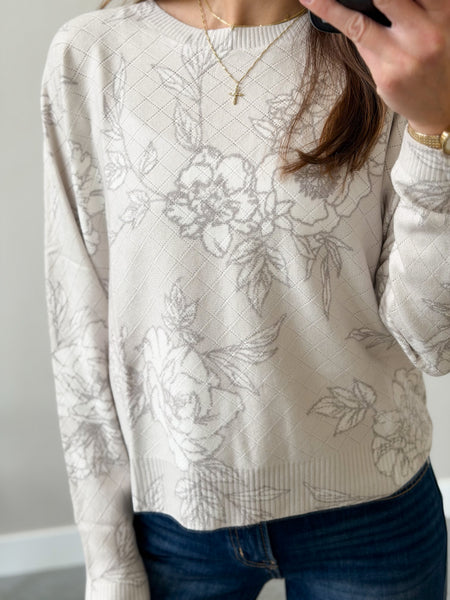 Piper Floral Knit