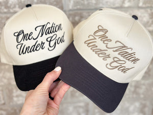 One Nation Under God [black & charcoal]
