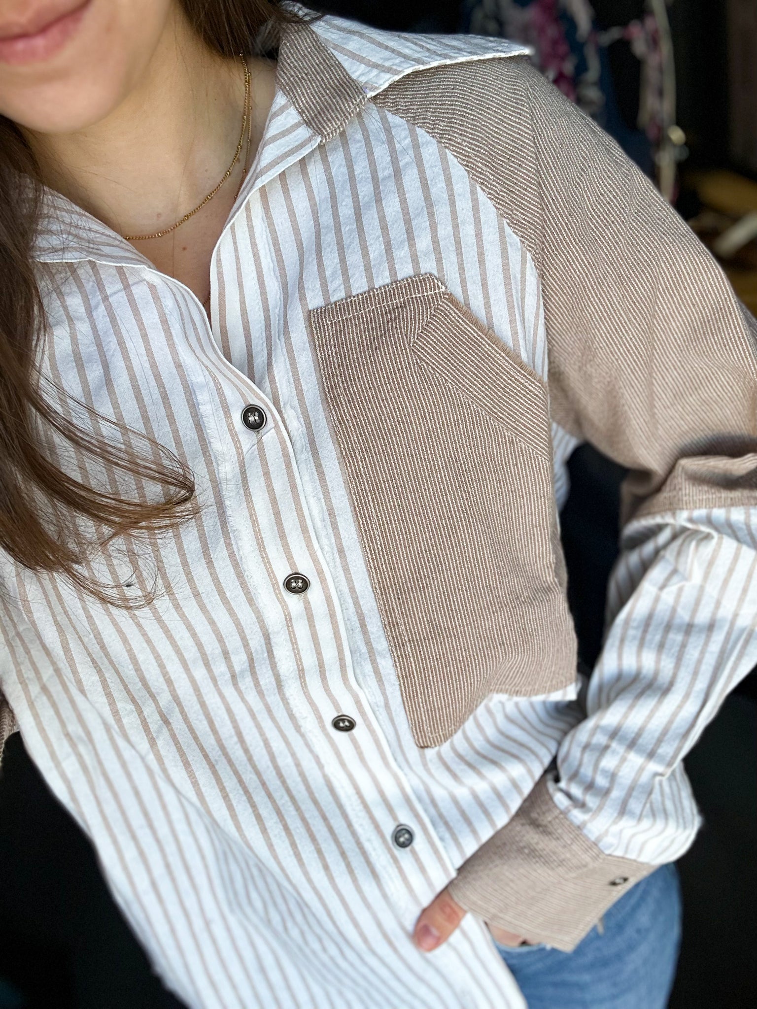Workin’ Button Down [2 colors]