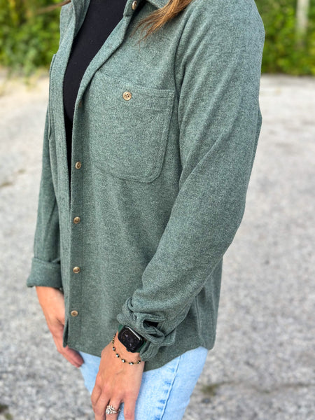 Maple [SOFTEST EVER] Button Down [olive]