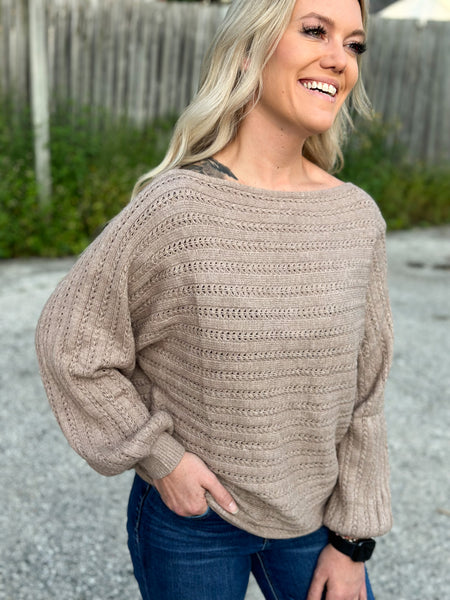 Heaven In a Boatneck Sweater