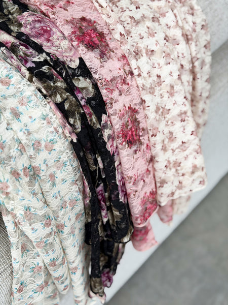 Floral Lace Goodness [4 patterns]