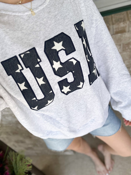 USA [denim patch]