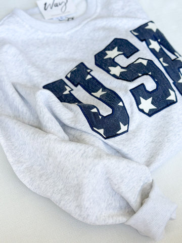 USA [denim patch]
