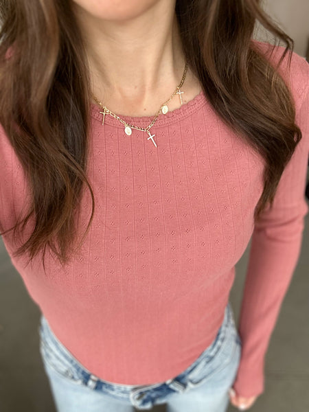 Basic with Pointelle Texture!