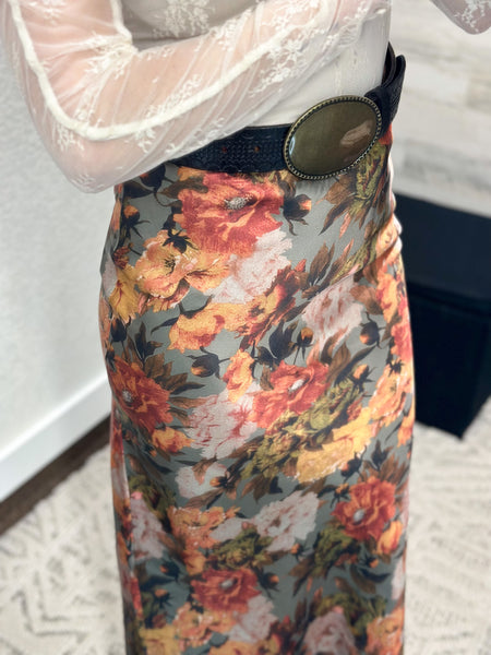 Gabbi Floral Maxi Skirt [S-3X]