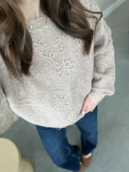 Tone it Floral Knit