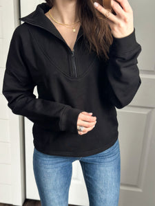 Day Date Black Half Zip