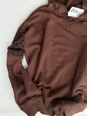 Mocha Leopard Hoodie