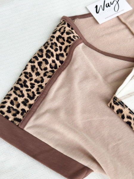 Mauvey Leopard Tshirt