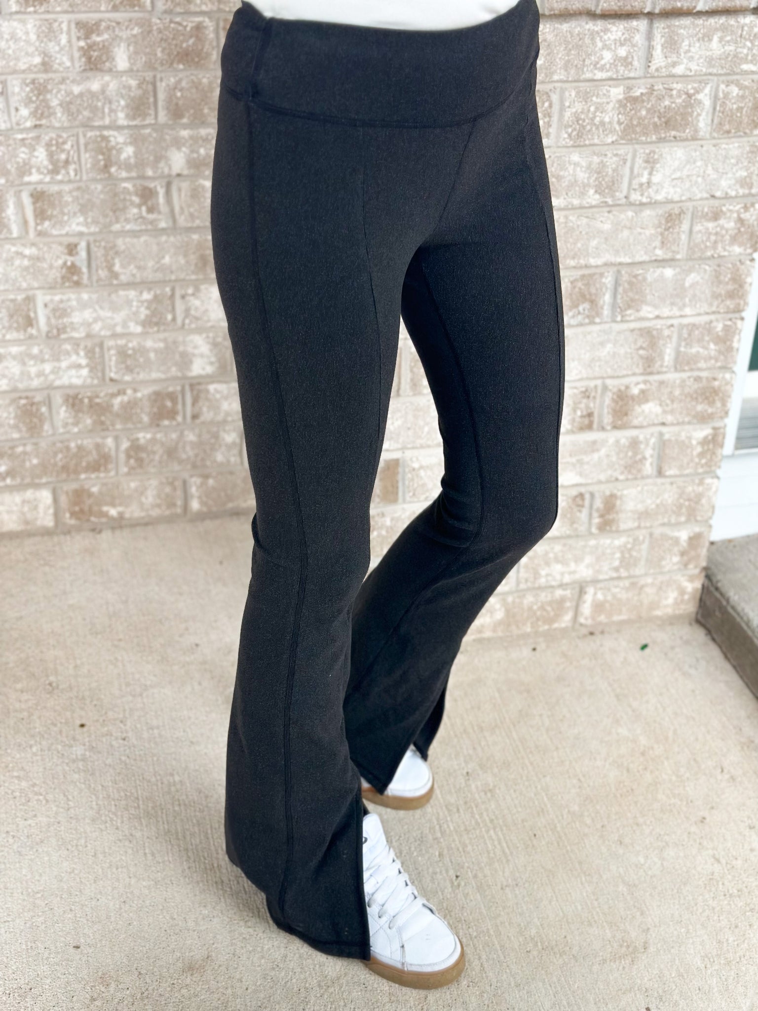 Cooper Fleece Split Flare Leggings