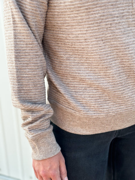 Briar 1/2 Snap Sweatshirt [Mocha]