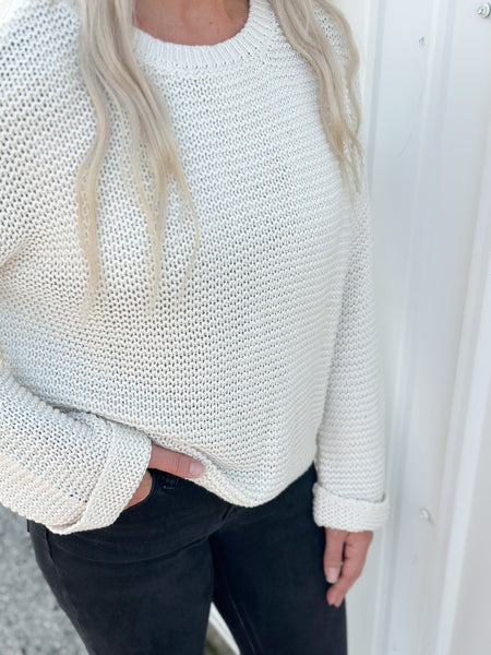 Transition Sweater [Olive & Cream] PRE-ORDER 1-2 weeks