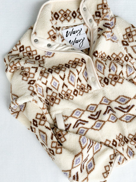 Have it All Sherpa [aztec] Pullover