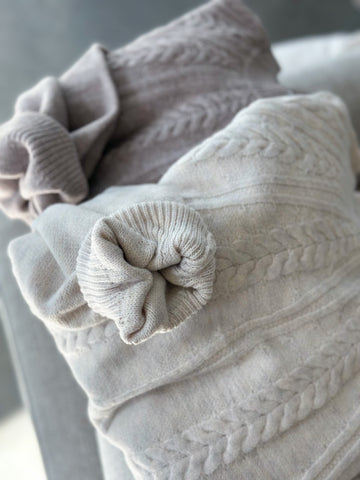 Detailed Neutral Soft Crew Knit