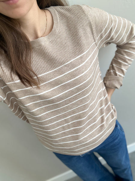 Cove Taupe Light Weight Sweater