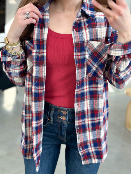 Rosey Ribbed Tank