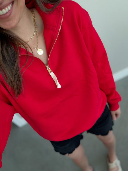 Goldie Accent 1/4 Zip [3 colors]