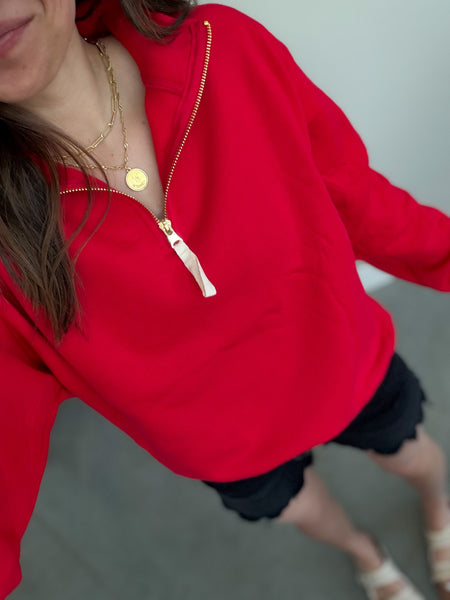 Goldie Accent 1/4 Zip [3 colors]