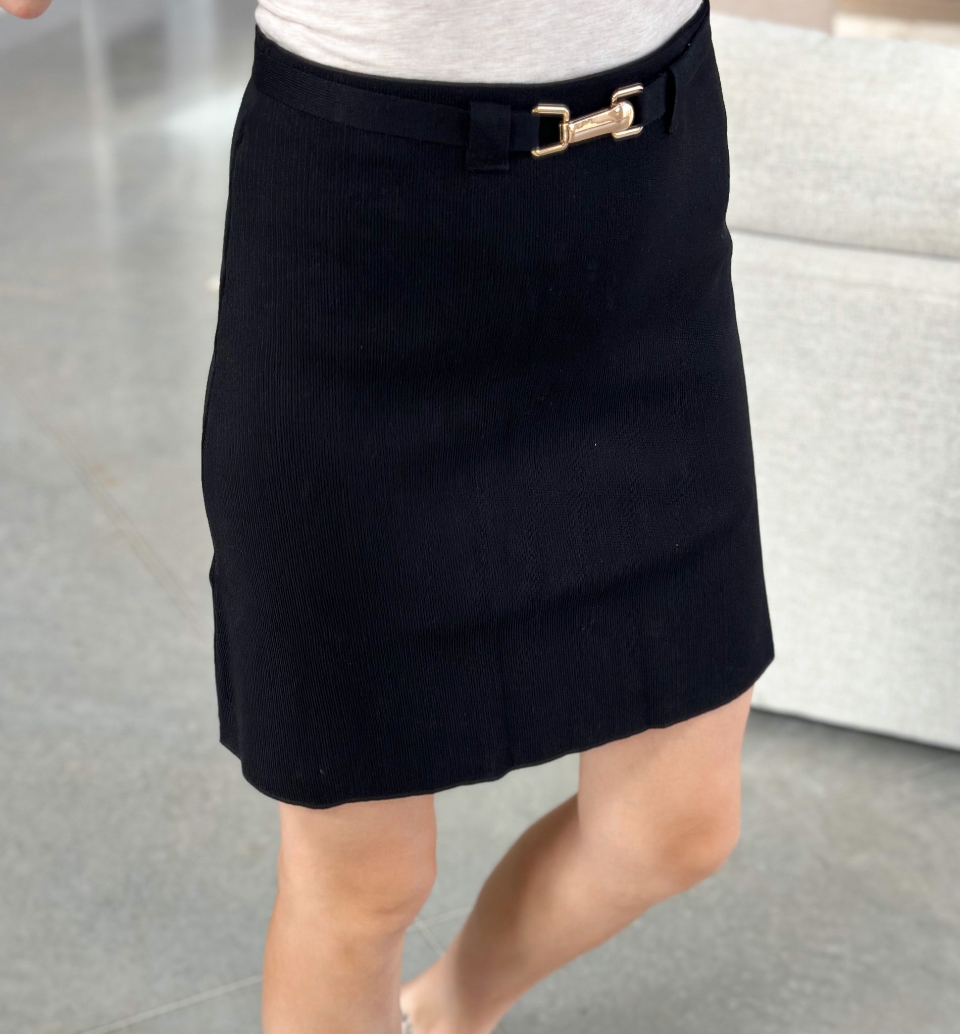 Holl Doll Black Skirt [super stretchy!]