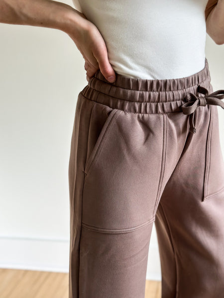 BUTTERY SOFT Tall Sweatpants [mocha & black]