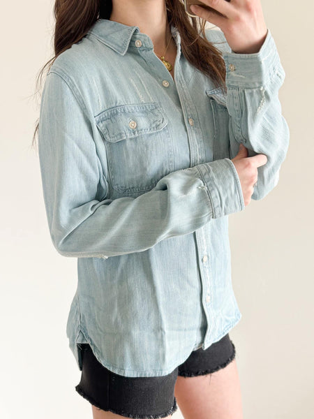 Spring Fling SOFT Denim Top