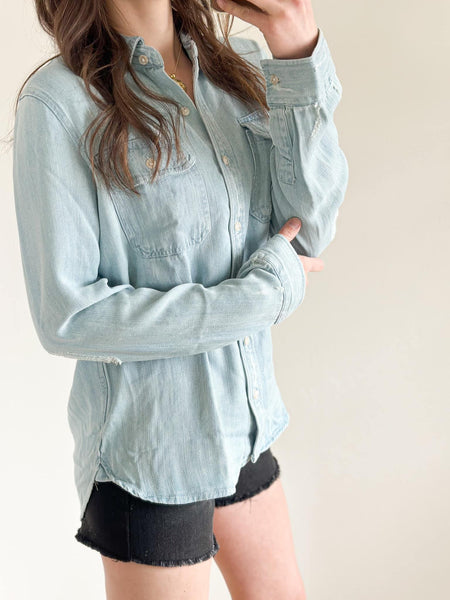 Spring Fling SOFT Denim Top