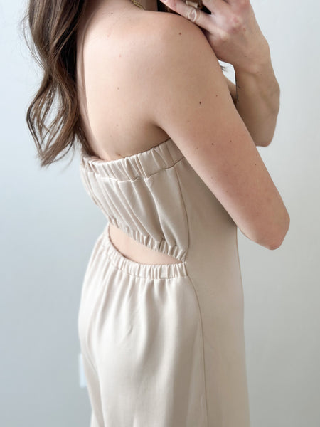 Beach View Jumpsuit [beige]
