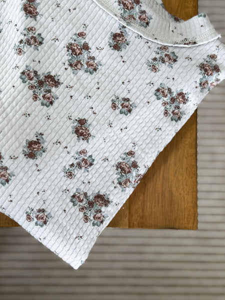 Rory Floral Ribbed Crew