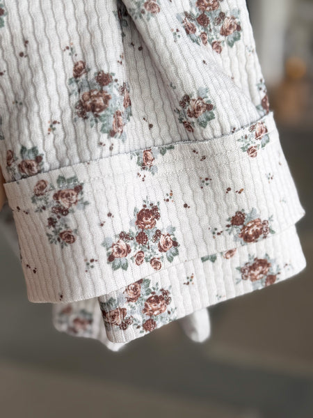 Rory Floral Ribbed Crew