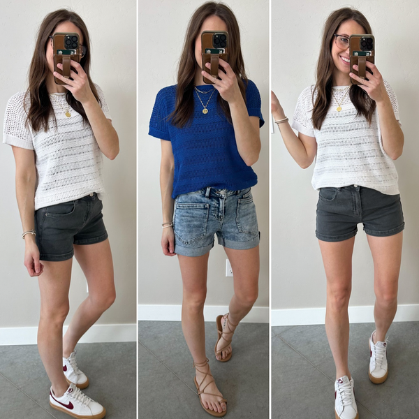 Casual Celly Knit Tee [3 colors]