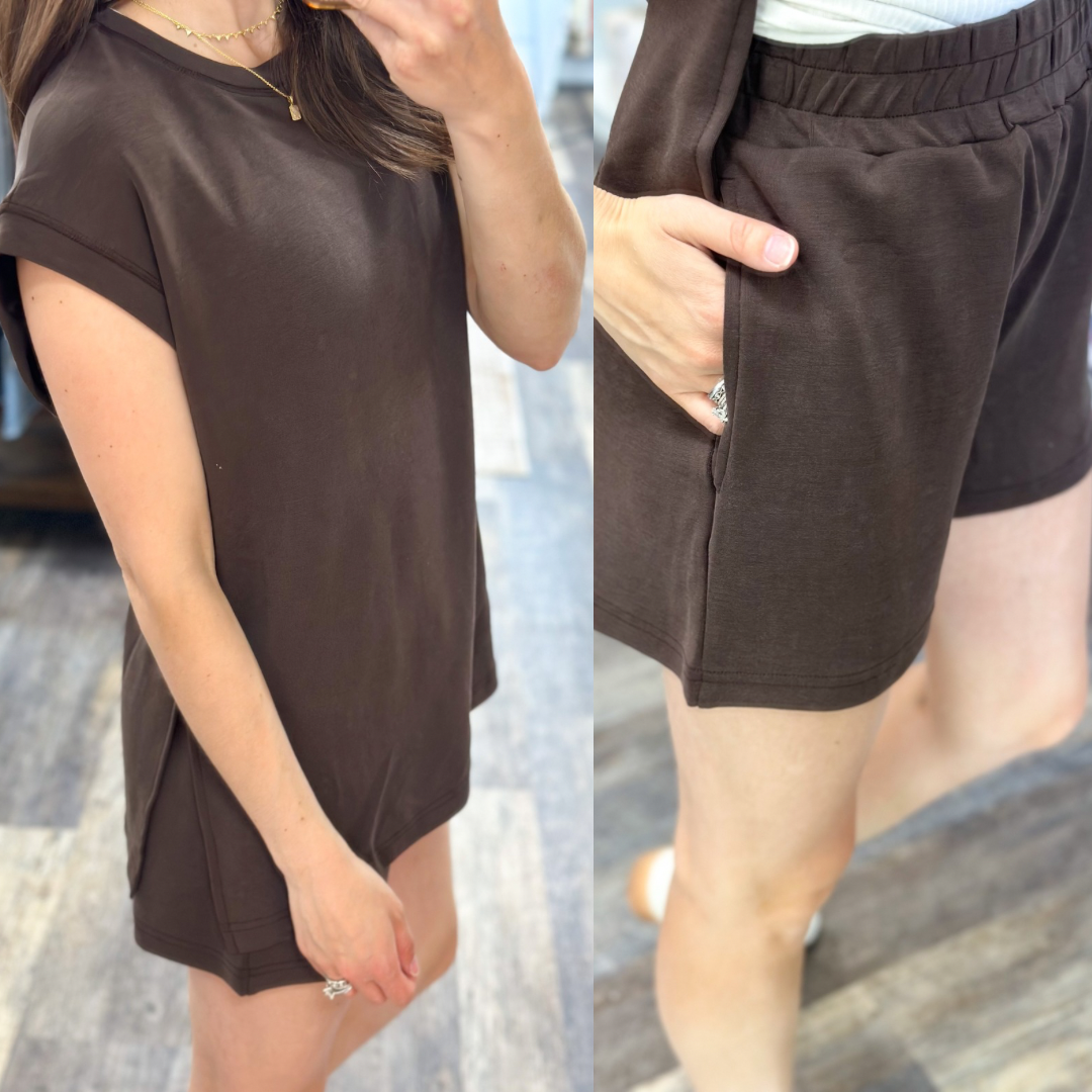 Dash Espresso Muscle Set [top & bottom included]