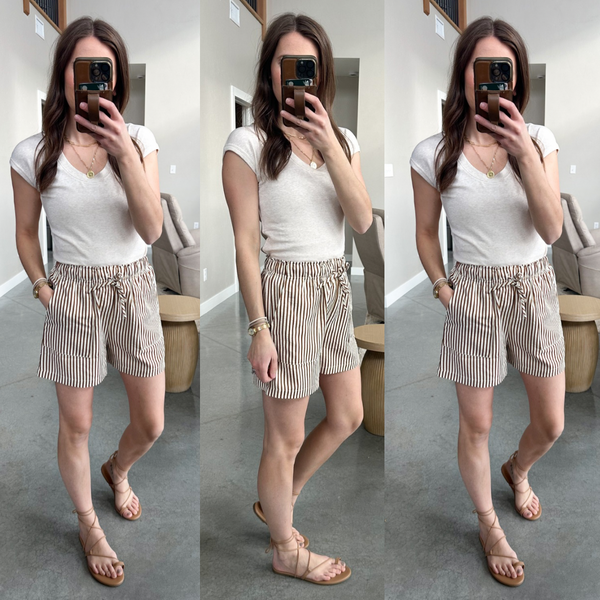 Eva Stripe Shorts