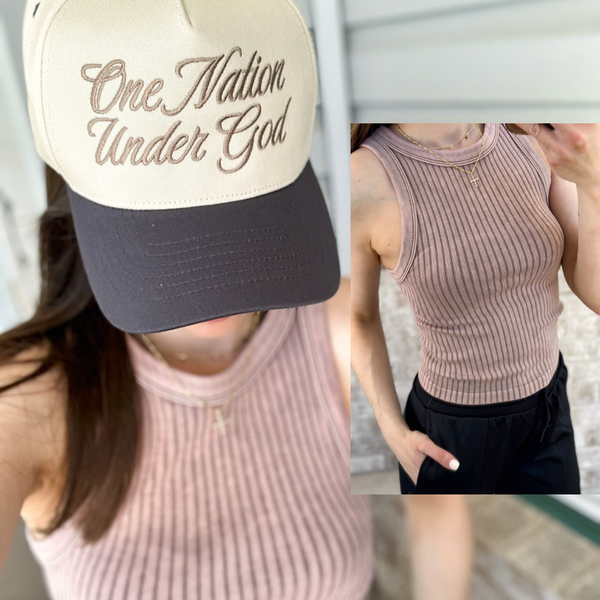 One Nation Under God [black & charcoal]